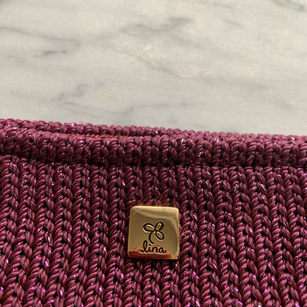 Lina Purple Knitted Purse - Picture 5 of 8